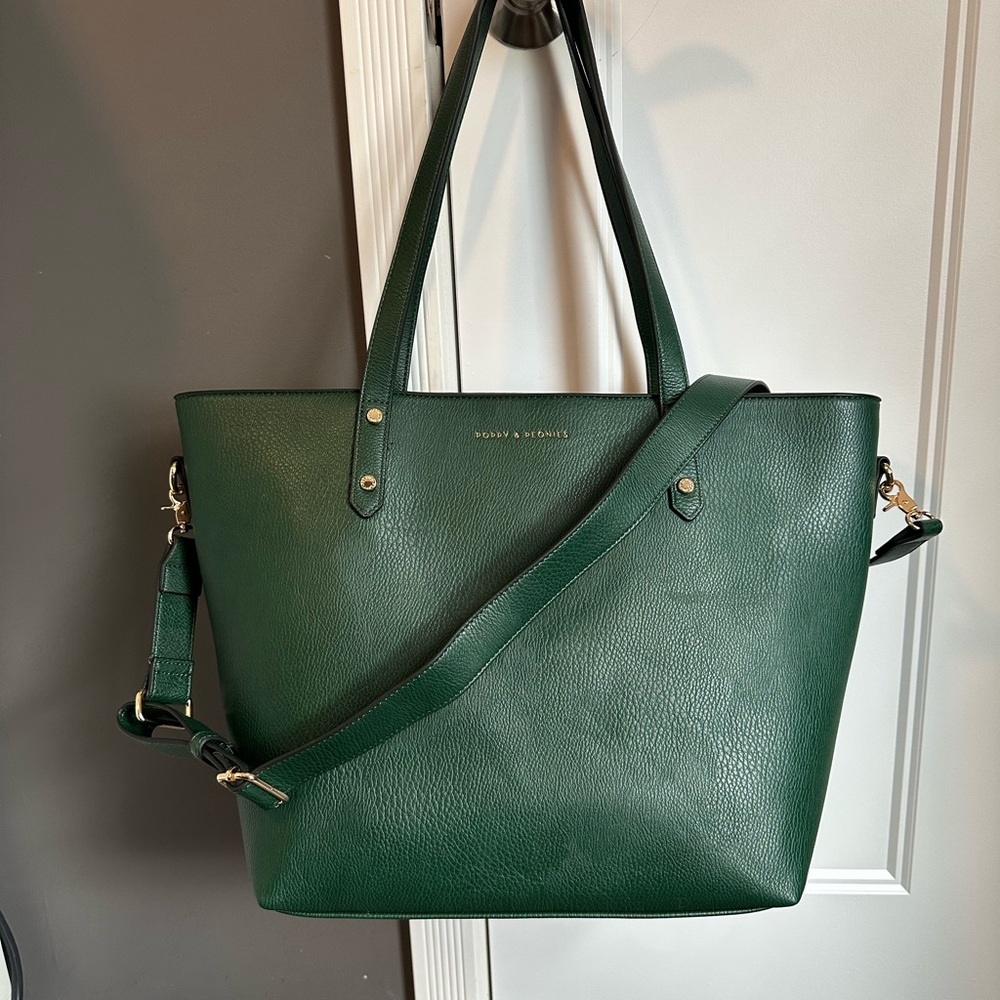 Poppy & Peonies Go-Getter Tote Heritage Green